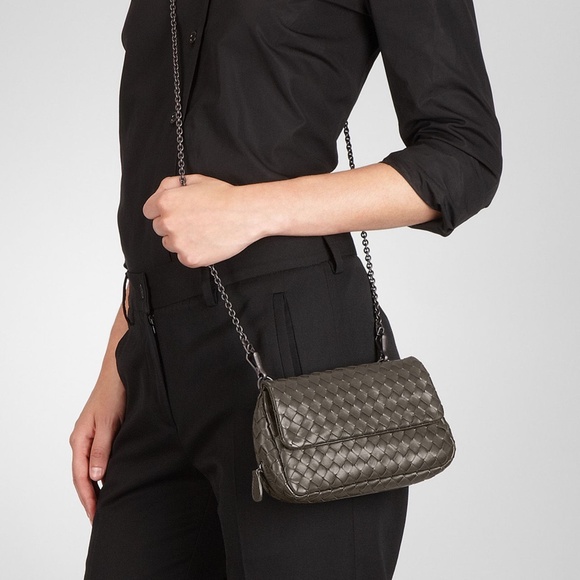 Bottega Veneta Intrecciato Leather Shoulder Bag - Picture 10 of 10